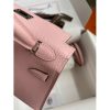 Hermes Kelly Mini II Sellier Handmade Bag In Rose Sakura Epsom Calfskin - Image 8