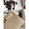 Hermes Kelly Mini II Sellier Handmade Bag In Trench Epsom Calfskin - Image 6
