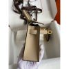 Hermes Kelly Mini II Sellier Handmade Bag In Trench Epsom Calfskin - Image 9