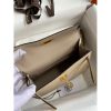 Hermes Kelly Mini II Sellier Handmade Bag In Trench Epsom Calfskin - Image 4