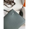 Hermes Kelly Mini II Sellier Handmade Bag In Vert Amande Epsom Calfskin - Image 7