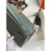 Hermes Kelly Mini II Sellier Handmade Bag In Vert Amande Epsom Calfskin - Image 5