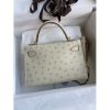 Hermes Kelly Mini II Sellier Handmade Bag In Beton Ostrich Leather - Image 2