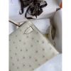 Hermes Kelly Mini II Sellier Handmade Bag In Beton Ostrich Leather - Image 6