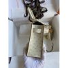 Hermes Kelly Mini II Sellier Handmade Bag In Beton Ostrich Leather - Image 8
