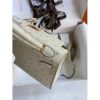 Hermes Kelly Mini II Sellier Handmade Bag In Beton Ostrich Leather - Image 7