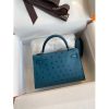 Hermes Kelly Mini II Sellier Handmade Bag In Colvert Ostrich Ostrich Leather - Image 2
