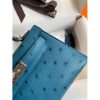 Hermes Kelly Mini II Sellier Handmade Bag In Colvert Ostrich Ostrich Leather - Image 5