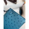Hermes Kelly Mini II Sellier Handmade Bag In Colvert Ostrich Ostrich Leather - Image 6