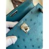 Hermes Kelly Mini II Sellier Handmade Bag In Colvert Ostrich Ostrich Leather - Image 3