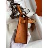 Hermes Kelly Mini II Sellier Handmade Bag In Gold Ostrich Leather - Image 9
