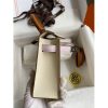 Hermes HSS Kelly Mini II Sellier Tri-color Bag In Craie/Pink/Gold Epsom Calfskin - Image 6