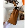 Hermes Kelly Sellier 25 Bicolor Bag in Black and Gold Epsom Calfskin - Image 6
