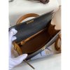 Hermes Kelly Sellier 25 Bicolor Bag in Black and Gold Epsom Calfskin - Image 7