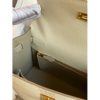 Hermes Kelly Sellier 25 Bicolor Bag in Craie and Trench Epsom Calfskin - Image 8