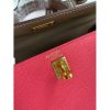 Hermes Kelly Sellier 25 Bicolor Bag in Rose Extremea nd Taupe Epsom Calfskin - Image 7