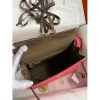 Hermes Kelly Sellier 25 Bicolor Bag in Rose Extremea nd Taupe Epsom Calfskin - Image 8