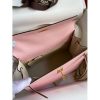 Hermes Kelly Sellier 25 Bicolor Bag in Rose Sakura and Craie Epsom Calfskin - Image 7