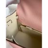 Hermes Kelly Sellier 25 Bicolor Bag in Rose Sakura and Craie Epsom Calfskin - Image 8