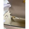 Hermes Kelly Sellier 25 Bicolor Bag in Taupe and Craie Epsom Calfskin - Image 9