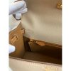Hermes Kelly Sellier 25 Bicolor Bag in Trench and Gold Epsom Calfskin - Image 9