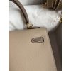 Hermes Kelly Sellier 25 Bicolor Bag in Trench and Taupe Epsom Calfskin - Image 4