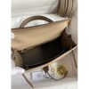 Hermes Kelly Sellier 25 Bicolor Bag in Trench and Taupe Epsom Calfskin - Image 8