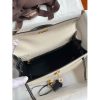 Hermes Kelly Sellier 25 Bicolor Bag in White and Black Mysore Goatskin - Image 8