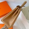 Hermes Kelly Colormatic 25 Handmade Bag in Chai Swifit Leather - Image 4
