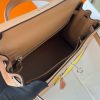 Hermes Kelly Colormatic 25 Handmade Bag in Chai Swifit Leather - Image 7