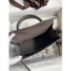 Hermes Kelly Sellier 25CM Handmade Bag In Etain Epsom Calfskin - Image 8