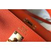Hermes Orange Epsom Kelly 25cm Sellier Handmade Bag - Image 5