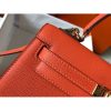 Hermes Orange Epsom Kelly 25cm Sellier Handmade Bag - Image 6