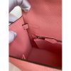 Hermes Kelly Sellier 25cm Handmade Bag In Rose Confetti Epsom Calfskin - Image 6
