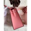 Hermes Kelly Sellier 25cm Handmade Bag In Rose Confetti Epsom Calfskin - Image 4