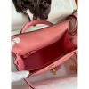 Hermes Kelly Sellier 25cm Handmade Bag In Rose Confetti Epsom Calfskin - Image 3