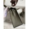Hermes Kelly Sellier 25 Handmade Bag In Vert De Gris Epsom Calfskin - Image 8
