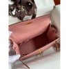 Hermes Kelly Sellier 25 Handmade Bag In Terre Cuite Ostrich Leather - Image 8