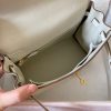 Hermes Kelly Retourne 25 Handmade Bag In Craie Swift Calfskin - Image 8