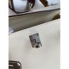 Hermes Kelly Sellier 25 Tricolor Bag in Craie/Sesame/Yellow Epsom Calfskin - Image 7