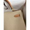 Hermes Kelly Sellier 28 Bicolor Bag in Trench and Gold Epsom Calfskin - Image 5