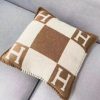 Hermes Camel Small Avalon Pillow - Image 3