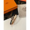 Hermes Black Mini Clic Chaine d'Ancre Bracelet - Image 2