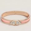 Hermes Pink Mini Clic Chaine d'Ancre Bracelet - Image 2