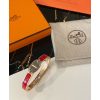 Hermes Red Mini Clic Chaine d'Ancre Bracelet - Image 2