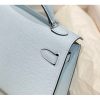 Hermes Kelly Mini II Bag In Blue Brume Epsom Leather PHW - Image 5
