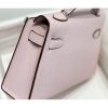 Hermes Kelly Mini II Bag In Mauve Pale Epsom Leather PHW - Image 7
