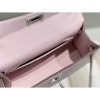 Hermes Kelly Mini II Bag In Mauve Pale Epsom Leather PHW - Image 9