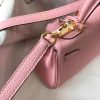 Hermes Pink Clemence Kelly 20cm GHW Bag - Image 5