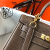 Hermes Etoupe Clemence Kelly 20cm GHW Bag - Image 4